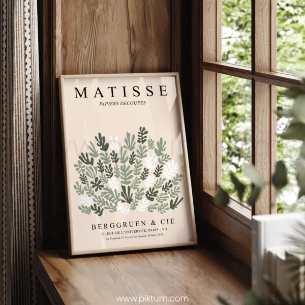 Modern Matisse Inspired Abstract Printable Wall Art