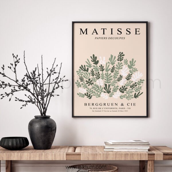 Modern Matisse Inspired Abstract Printable Wall Art