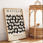 Modern Floral Printable Wall Art - Matisse Inspired