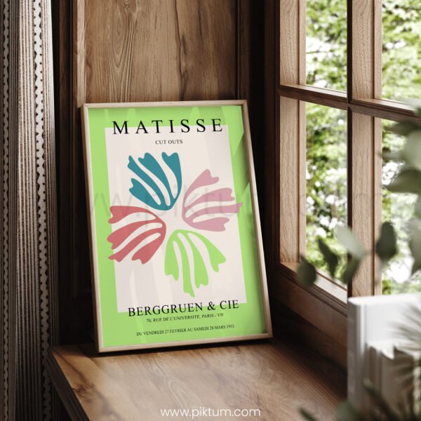 Modern Abstract Printable Wall Art - Matisse Style Cut Outs