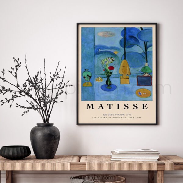 Matisse's The Blue Window Printable Modern Wall Art