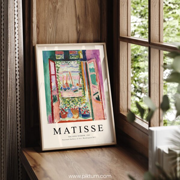 Matisse's 'The Open Window' Printable Wall Art