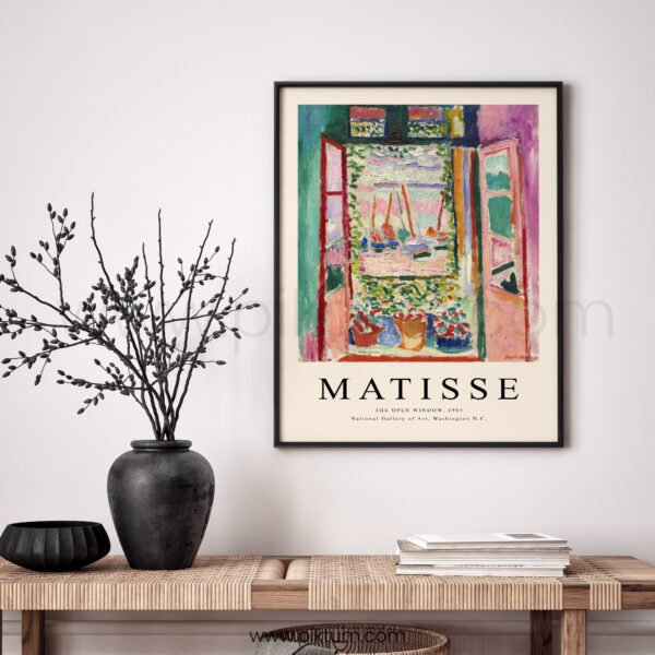 Matisse's 'The Open Window' Printable Wall Art