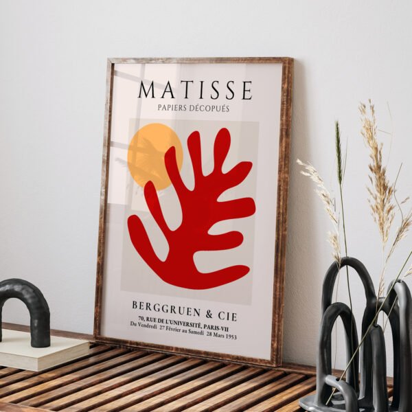 Modern Abstract Printable Wall Art - Matisse Inspired