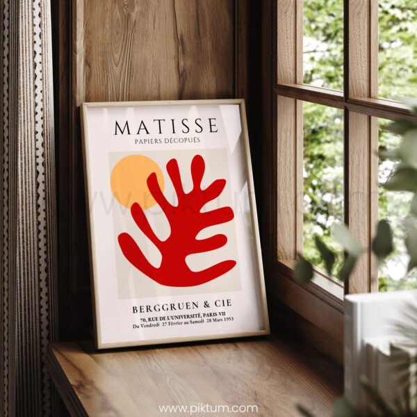 Modern Abstract Printable Wall Art - Matisse Inspired