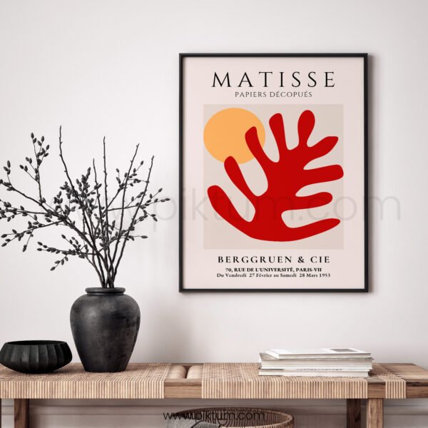 Modern Abstract Printable Wall Art - Matisse Inspired