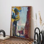 Vibrant Impressionist Printable Wall Art for Modern Living Rooms