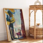 Vibrant Impressionist Printable Wall Art for Modern Living Rooms