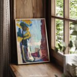 Vibrant Impressionist Printable Wall Art for Modern Living Rooms