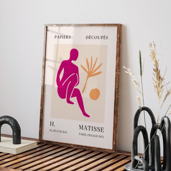 Modern Abstract Printable Wall Art - Matisse Inspired