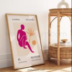 Modern Abstract Printable Wall Art - Matisse Inspired