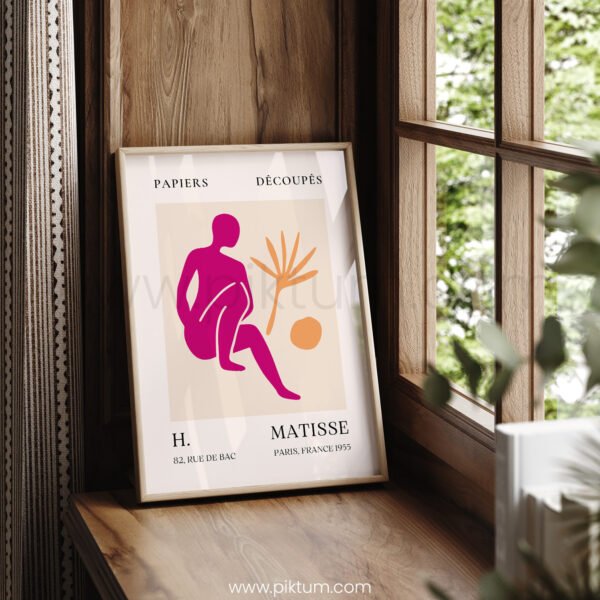 Modern Abstract Printable Wall Art - Matisse Inspired