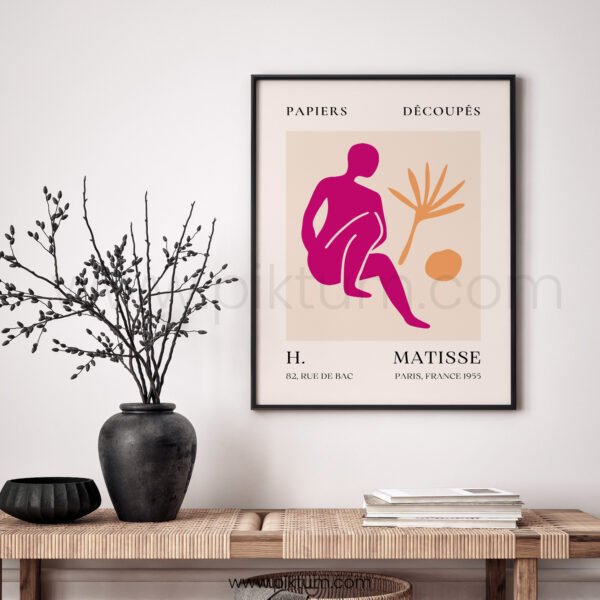 Modern Abstract Printable Wall Art - Matisse Inspired
