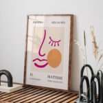 Abstract Face Outline Printable Wall Art