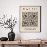 Matisse Inspired Printable Wall Art - Modern Line Art