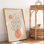 Minimalist Abstract Printable Wall Art - Modern Line Art