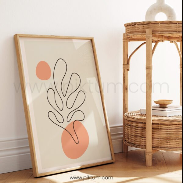 Minimalist Abstract Printable Wall Art - Modern Line Art