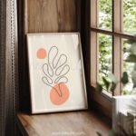 Minimalist Abstract Printable Wall Art - Modern Line Art