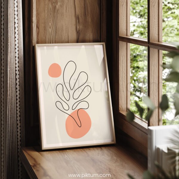Minimalist Abstract Printable Wall Art - Modern Line Art