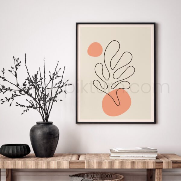 Minimalist Abstract Printable Wall Art - Modern Line Art