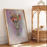 Impressionist Flowers Printable Wall Art Decoration