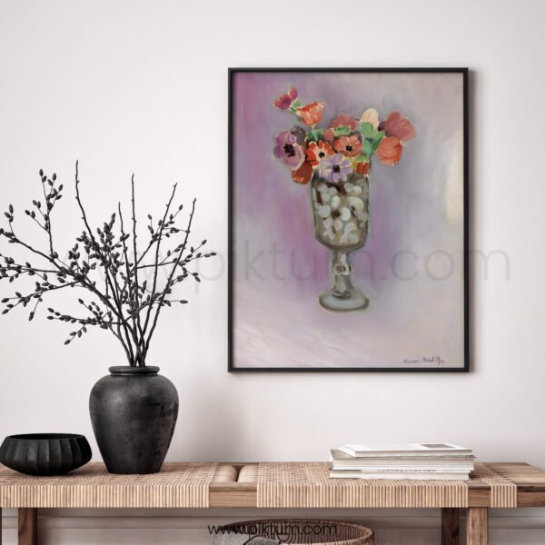 Impressionist Flowers Printable Wall Art Decoration